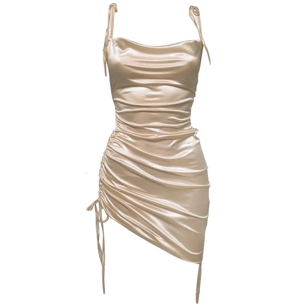 CABO DRESS IN CHAMPAGNE - LEAU